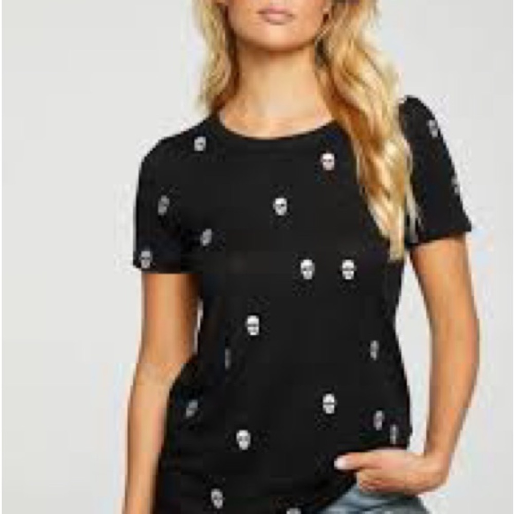 CHASER Black Skull Women's T-Shirt